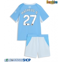 Maglie da calcio Manchester City Matheus Nunes #27 Prima Maglia Bambino 2026-27 Manica Corta + Pantaloni corti)